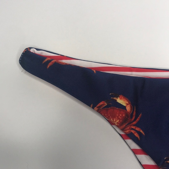 Wildfox Crabby Reversible Brazilian Bikini Bottom - Picture 2 of 6
